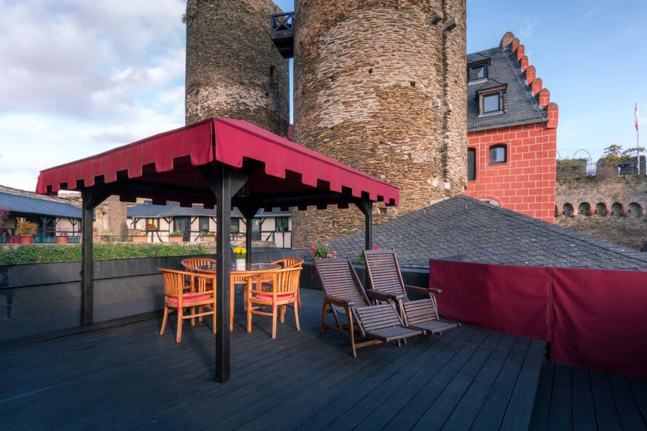 Burghotel Auf Schoenburg Oberwesel Exterior foto